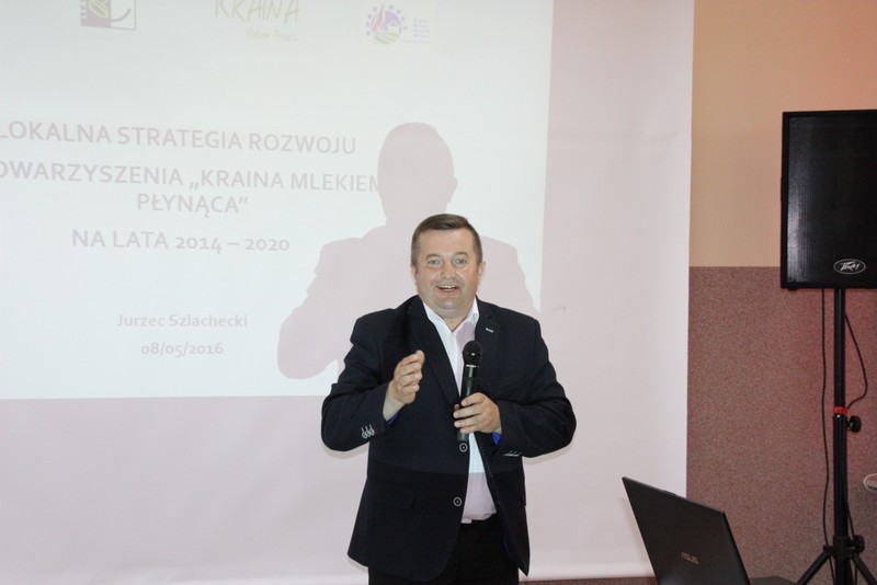Przewodniczący Rady Miejskiej w Stawiskach Józef Zalewski / Fot. Grzegorz Paczoszka
