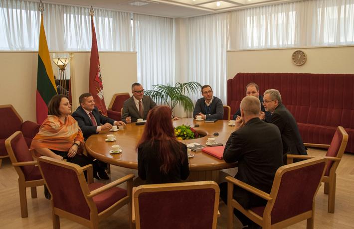 Spotkanie z posłem na Sejm republiki Litewskiej Linasem Balsysem