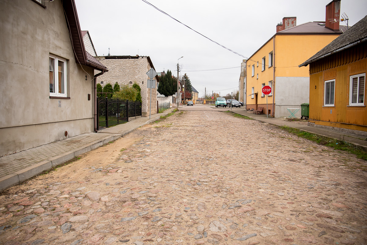 Droga gminna, ul. Kościelna w Stawiskach