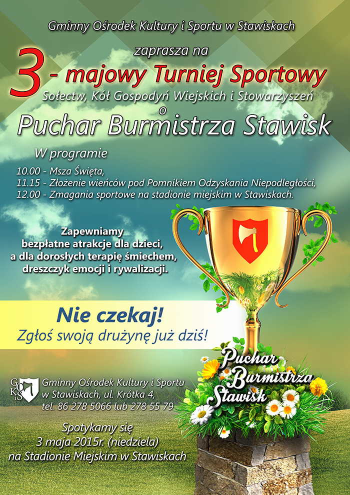 Majówka na stadionie w Stawiskach