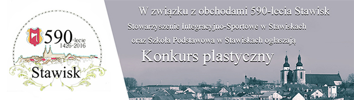 Konkurs plastyczny organizowany pod patronatem Burmistrza Stawisk