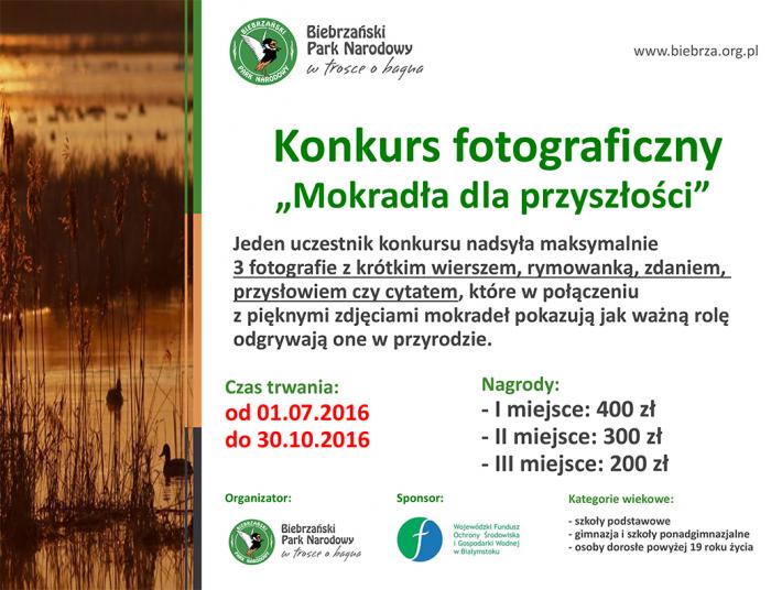 Wojewódzki konkurs fotograficzny z okazji „Roku Mokradeł