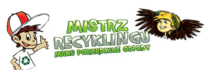 Mistrz Recyklingu Maks porządkuje odpady