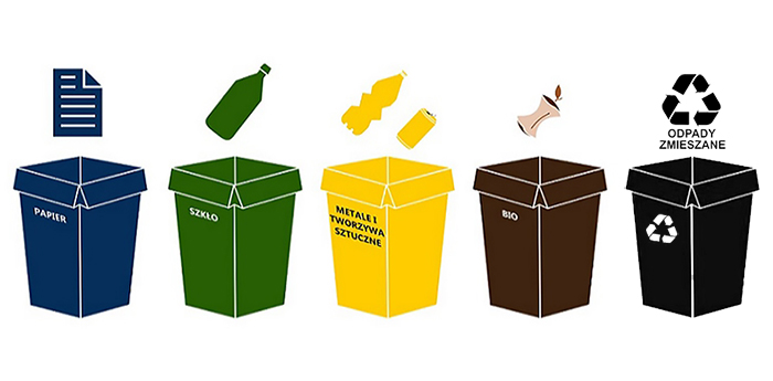 Uwaga! Zmiana w sposobie segregacji odpadów!