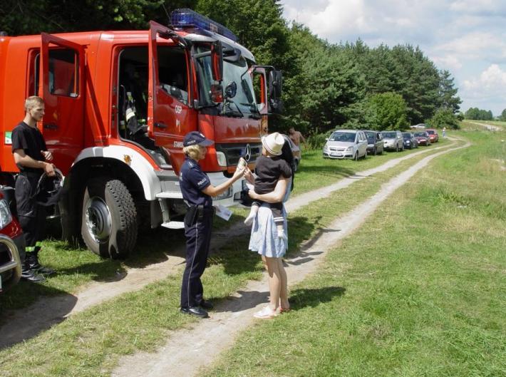 Akcja Kręci mnie bezpieczeństwo… nad wodą nad Zalewem w Stawiskach