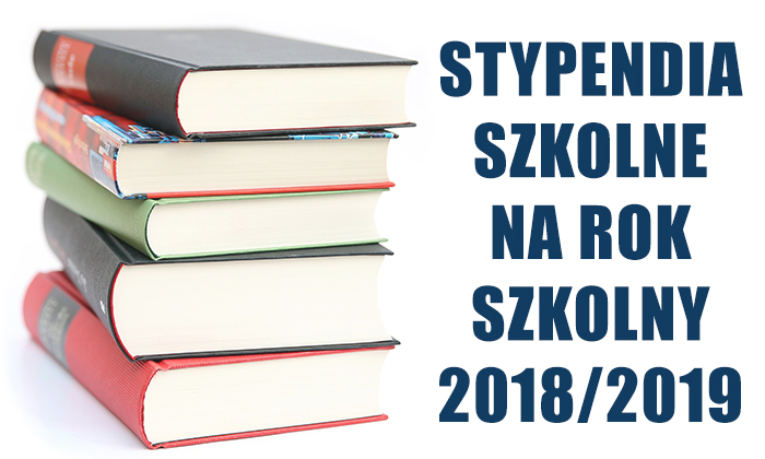 OGŁOSZENIE W SPRAWIE STYPENDIÓW SZKOLNYCH NA ROK SZKOLNY 2018/2019