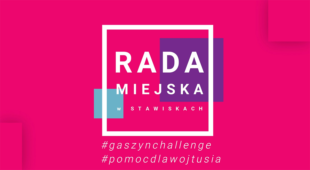 Radni Rady Miejskiej w Stawiskach biorą udział w akcji #gaszynchallenge