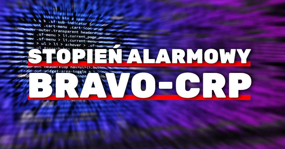 Informacja o wprowadzeniu drugiego stopnia alarmowego CRP