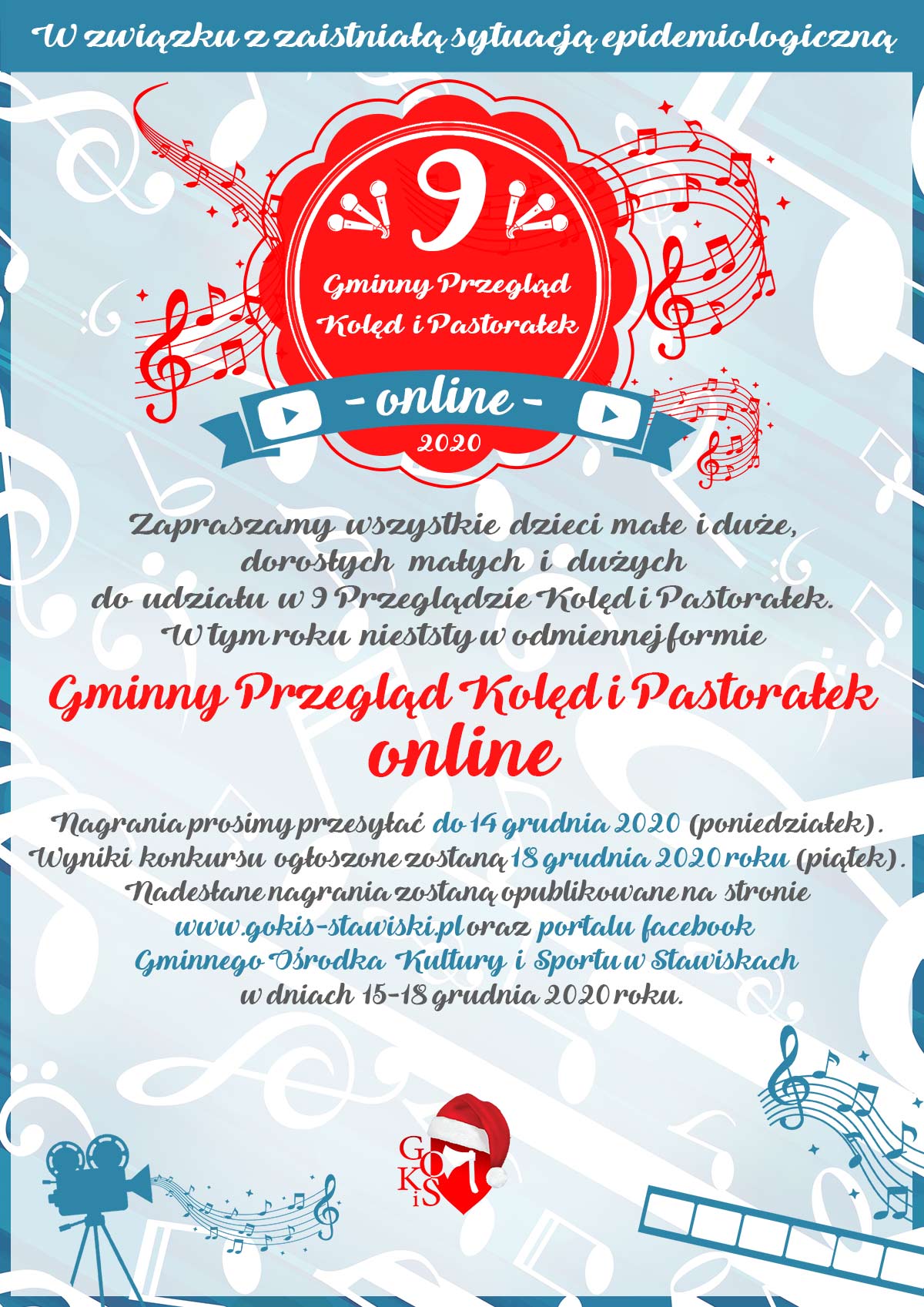 9 Gminny Przegląd Kolęd i Pastorałek tym razem online