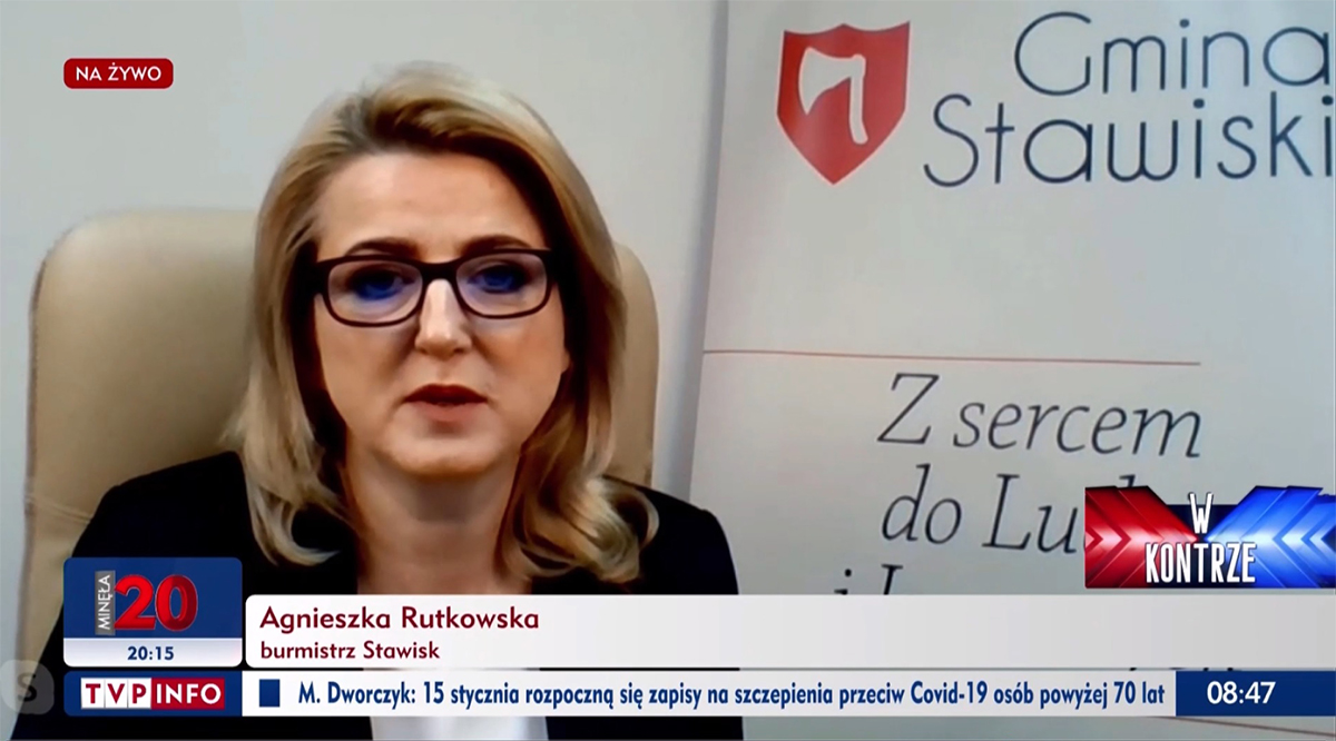 O Stawiskach w programie „W kontrze” na antenie TVP Info