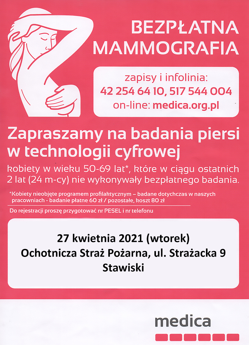 Bezpłatna Mammografia