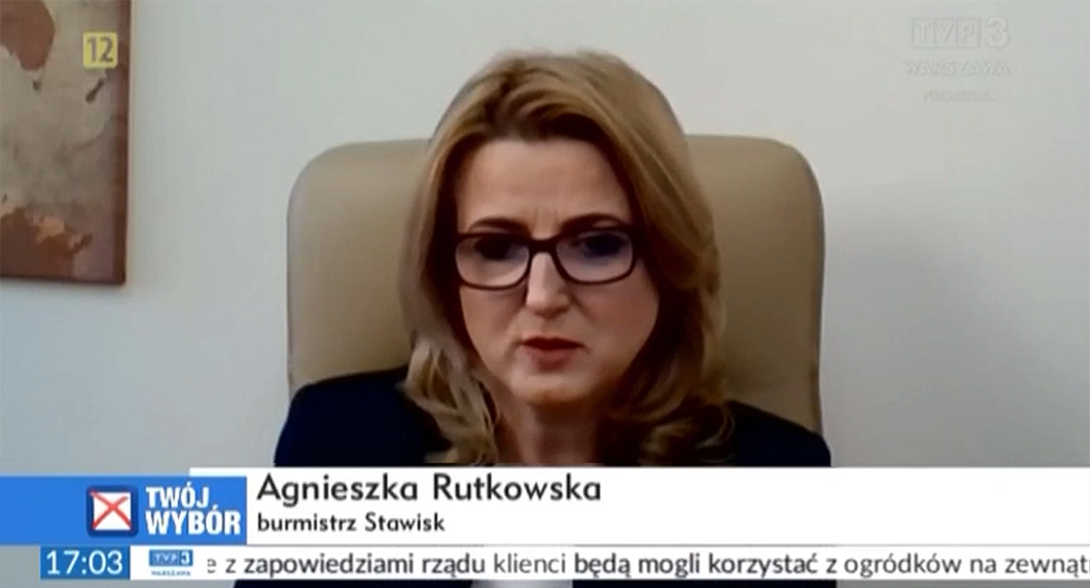 Burmistrz Stawisk w programie 