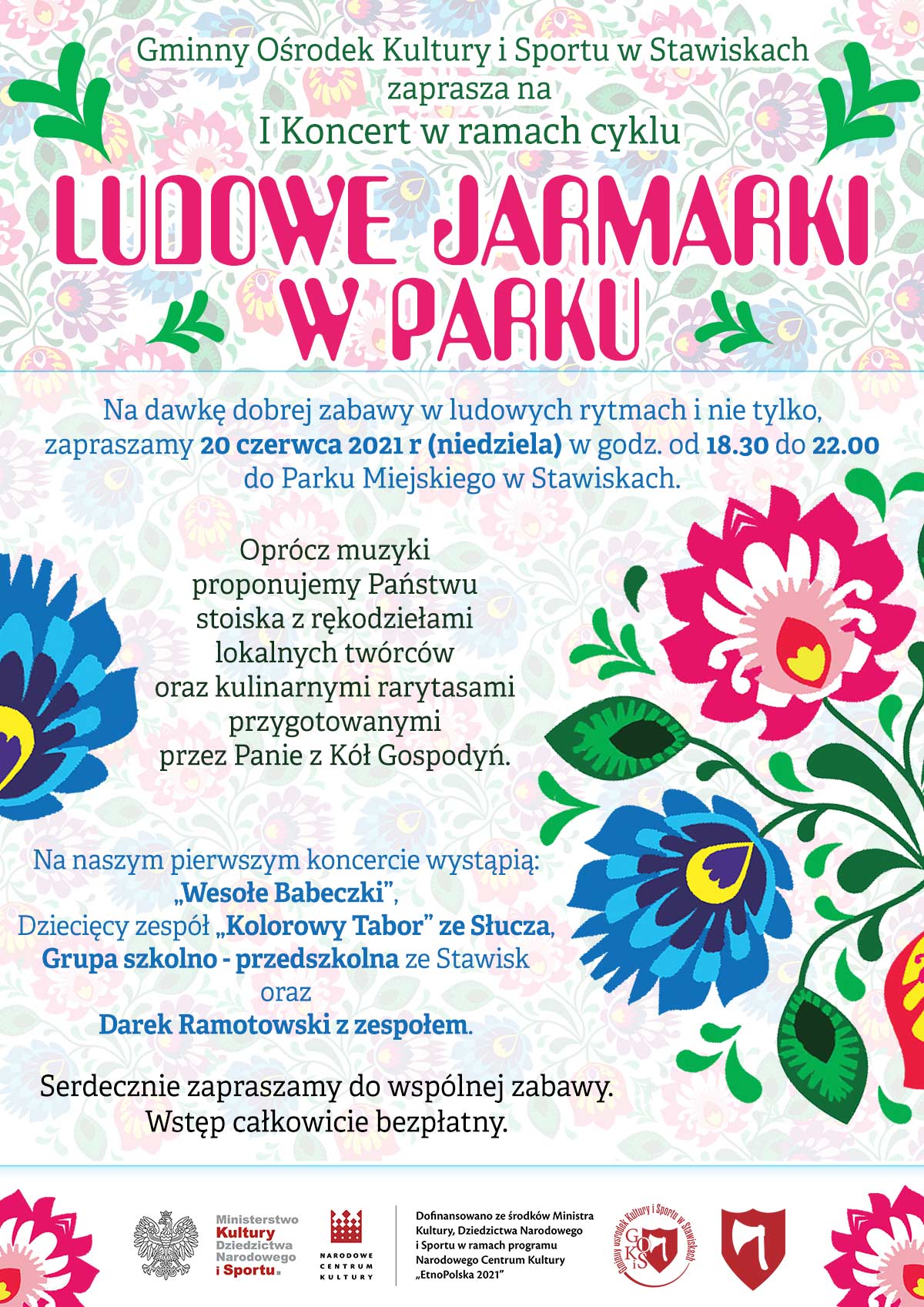 LUDOWE JARMARKI W PARKU