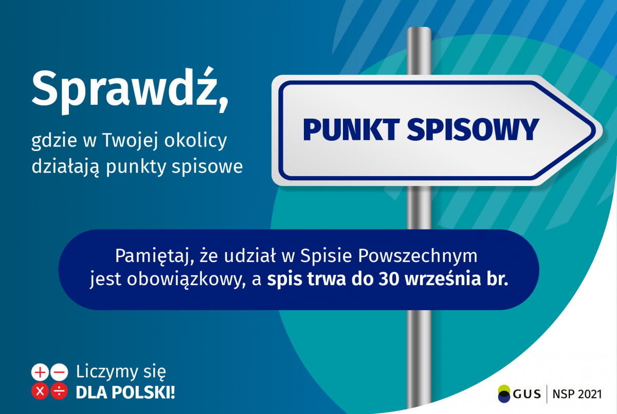 Sprawdź lokalizację punktów spisowych w Twojej okolicy