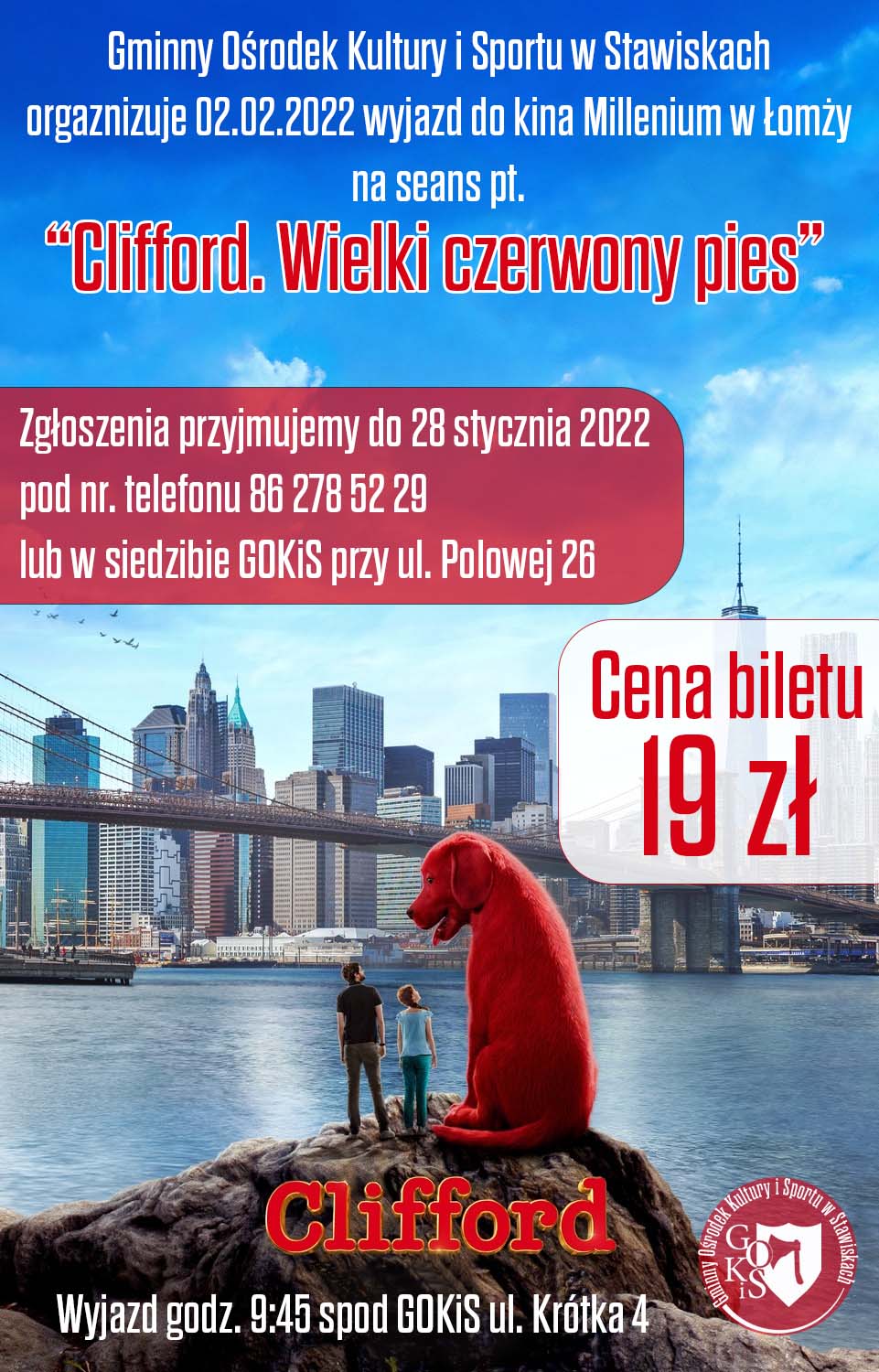 Wyjazd do kina Millenium w Łomży