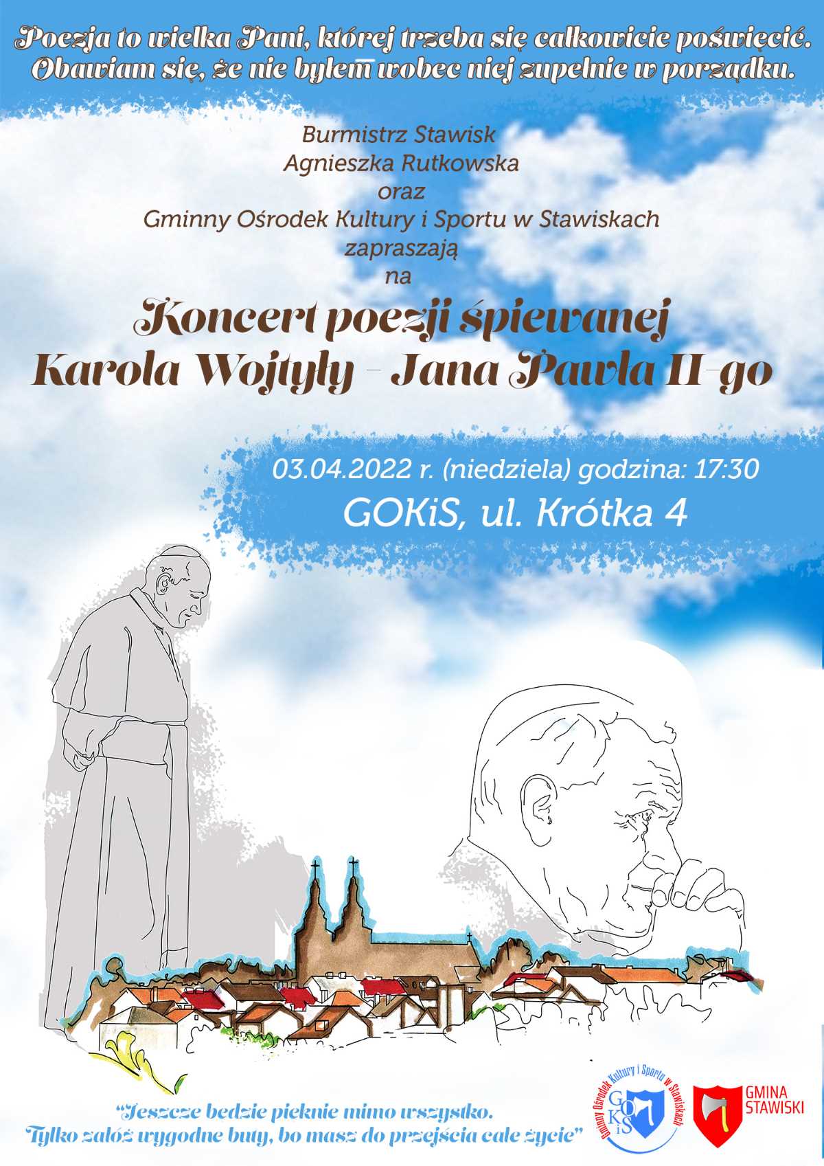 Koncert poezji śpiewanej Karola Wojtyły - Jana Pawła II