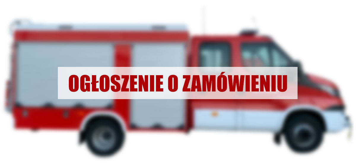 Ogłoszenie o zamówieniu - 