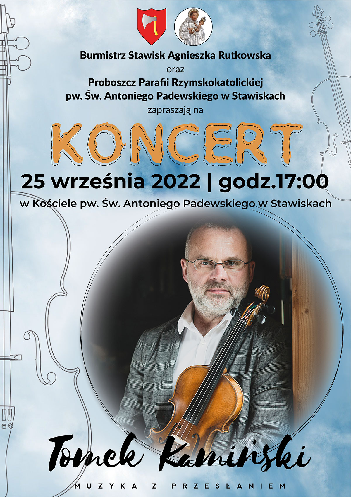 Zapraszamy na koncert Tomka Kamińskiego 