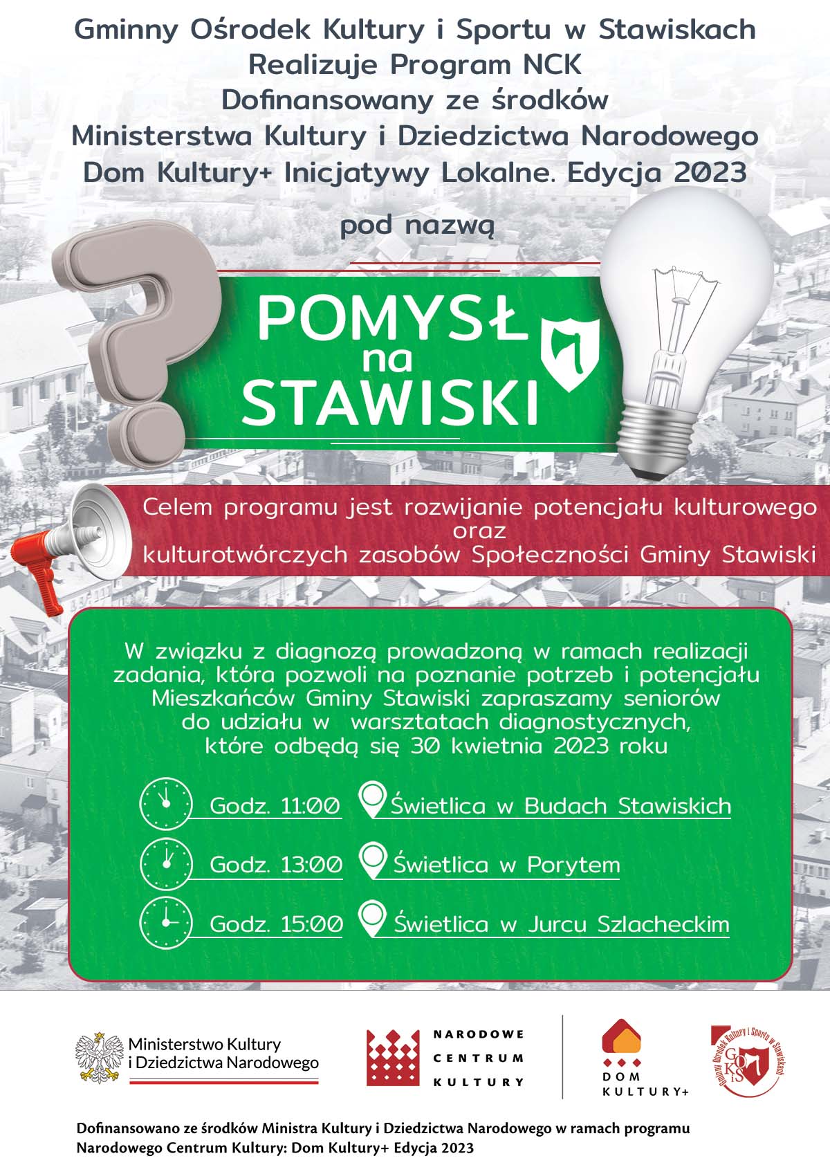 30 kwietnia odbędą się warsztaty diagnostyczne dotyczące 