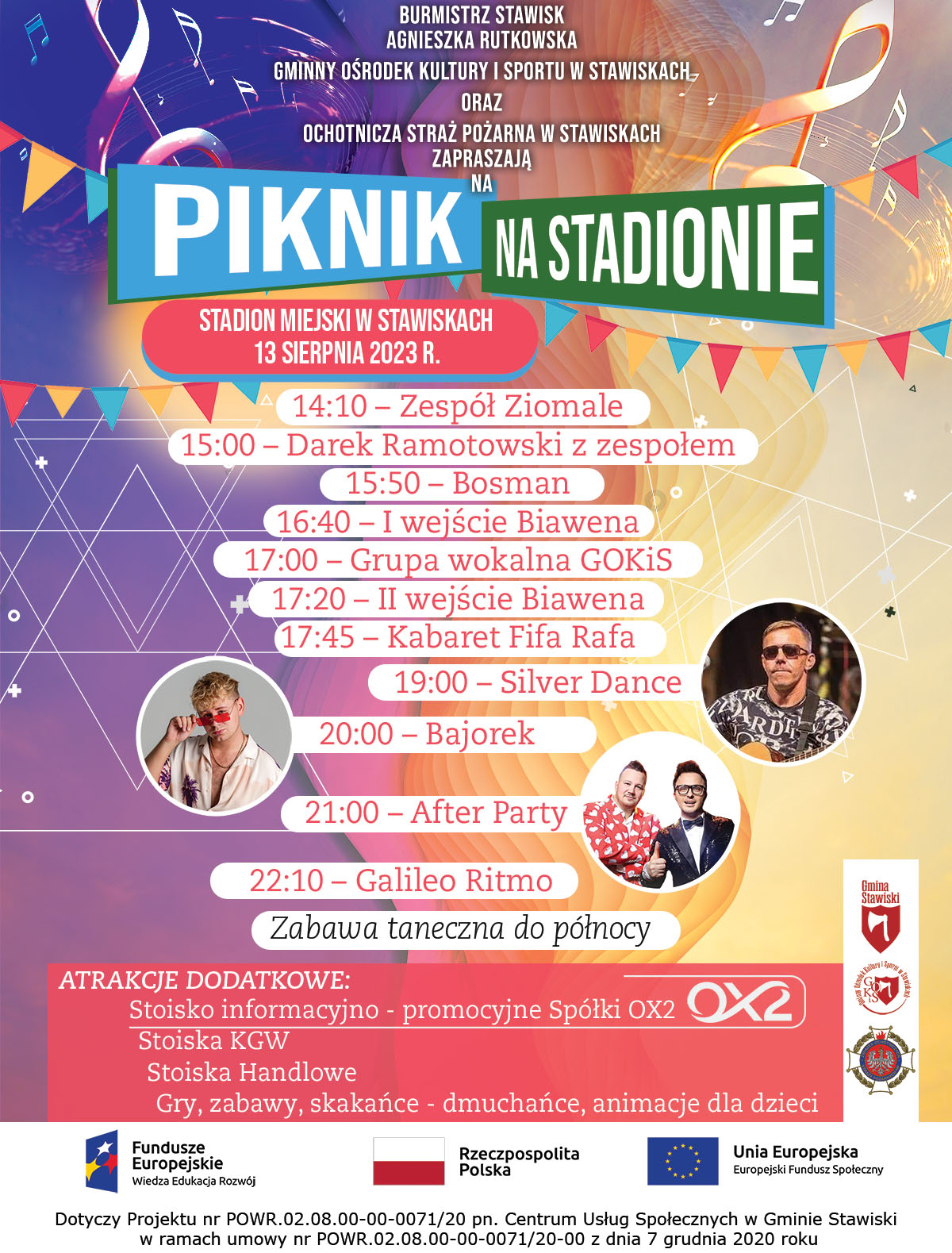 Piknik na stadionie - zapraszamy już 13 sierpnia!