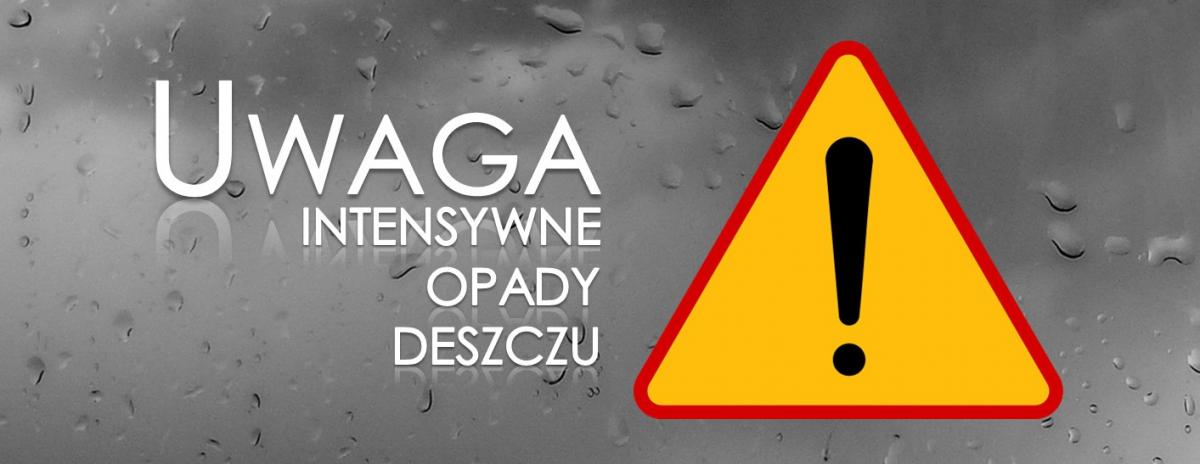 Ostrzeżenie meteorologiczne Nr 75 - Intensywne opady deszczu