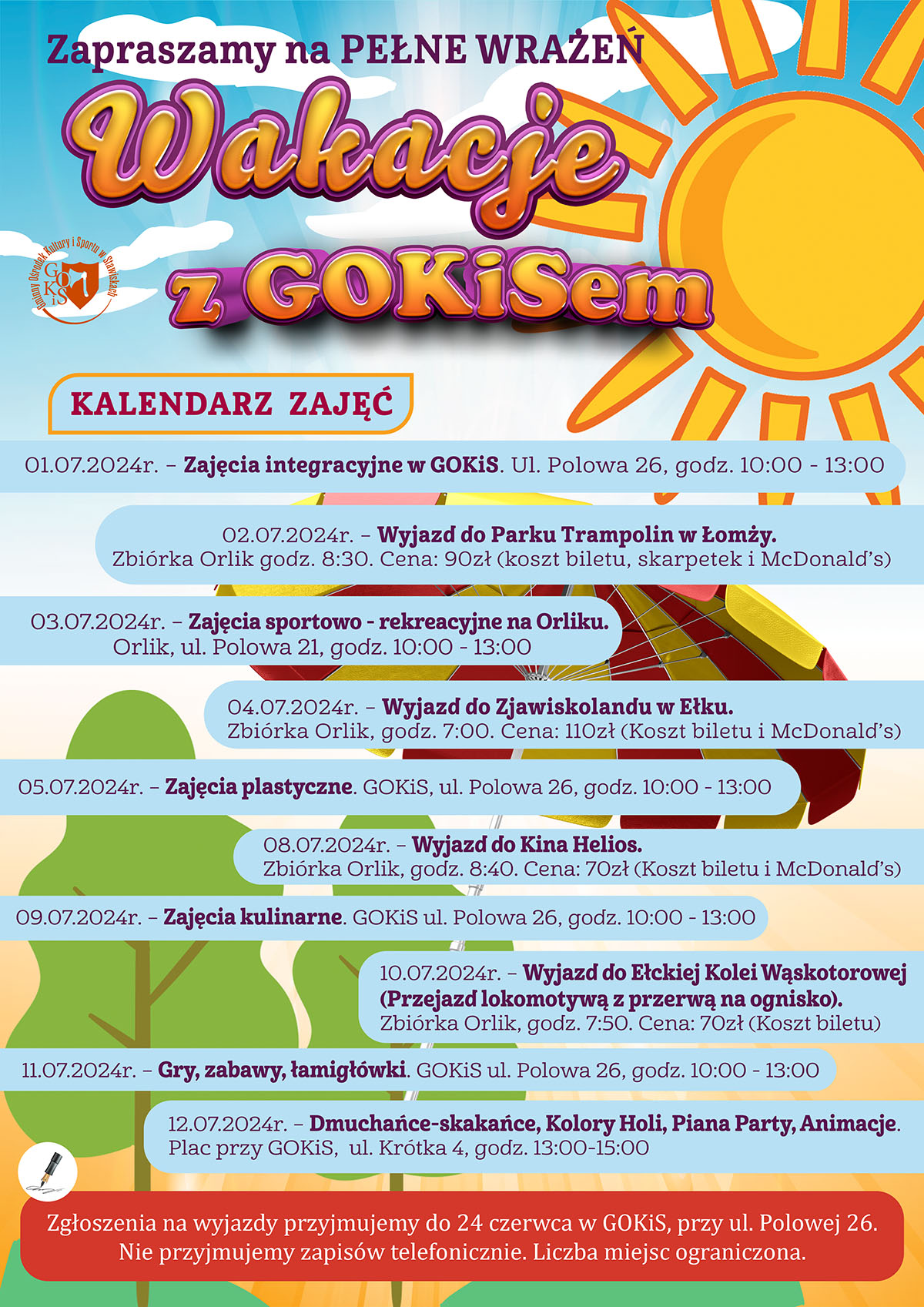 Wakacje z GOKiSem