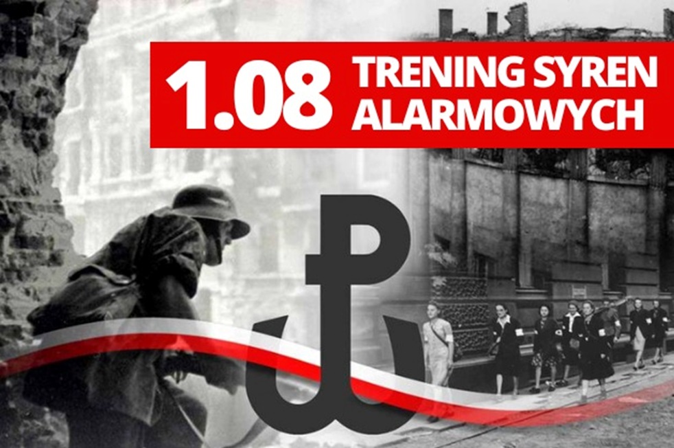 Informacja o uruchomieniu syren alarmowych
