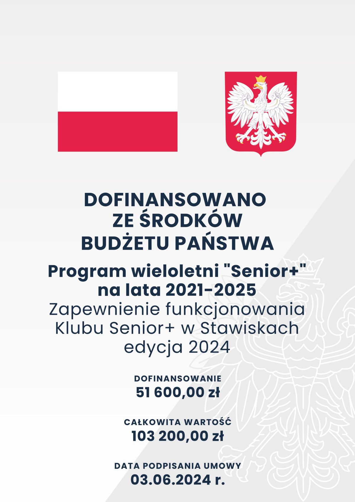 Klub Senior+ w Stawiskach - edycja 2024