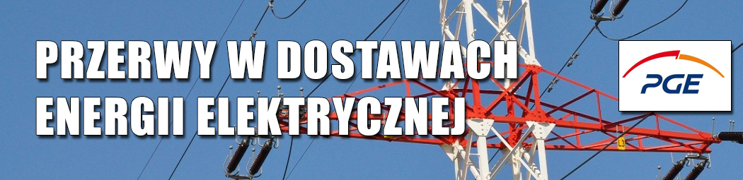 Przerwy w dostawach energii elektrycznej (07.03.2025)