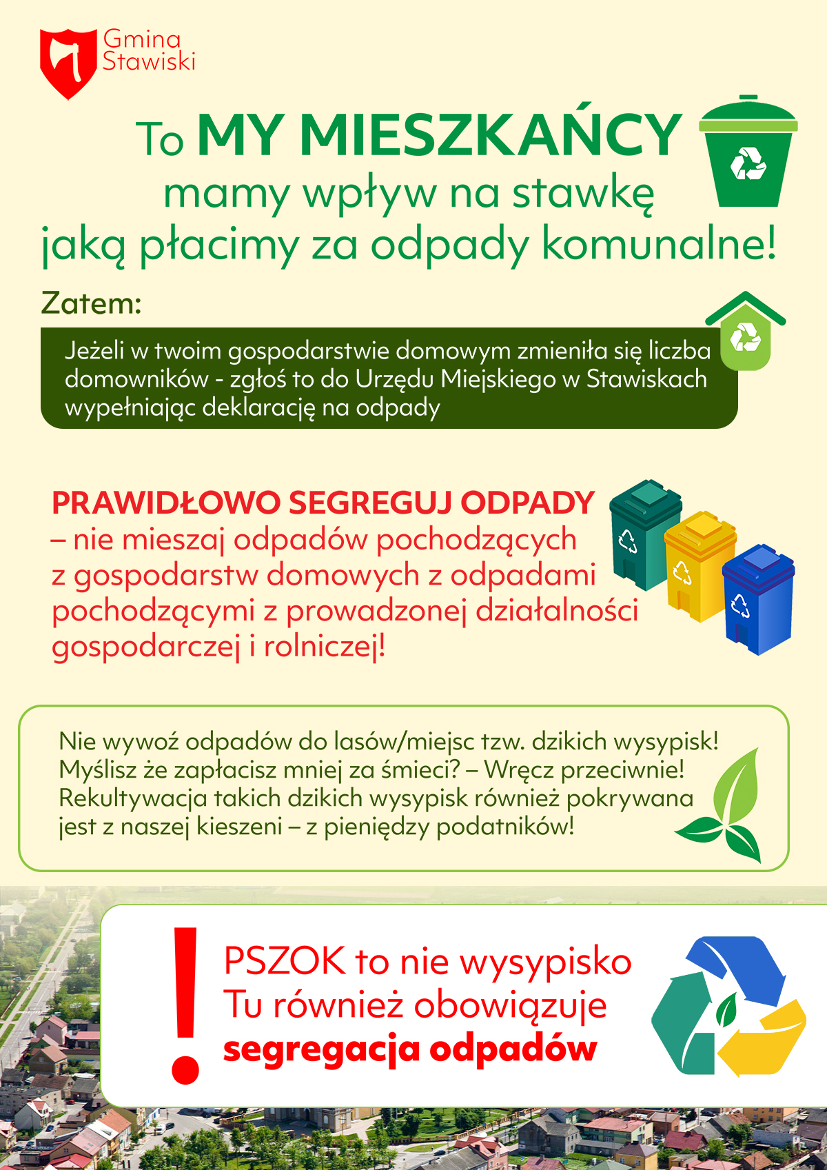 Mamy wpływ na to ile płacimy za odpady komunalne!
