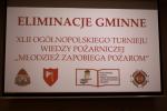 Eliminacje gminne Turnieju Wiedzy Pożarniczej