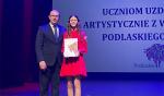 Malwina Leszczyńska oraz Artur Kosicki Marszałek Województwa Podlaskiego